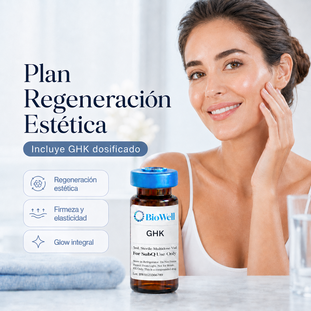 GHK DOSIFICADO Regeneración Estética (mensual) - Imagen 1